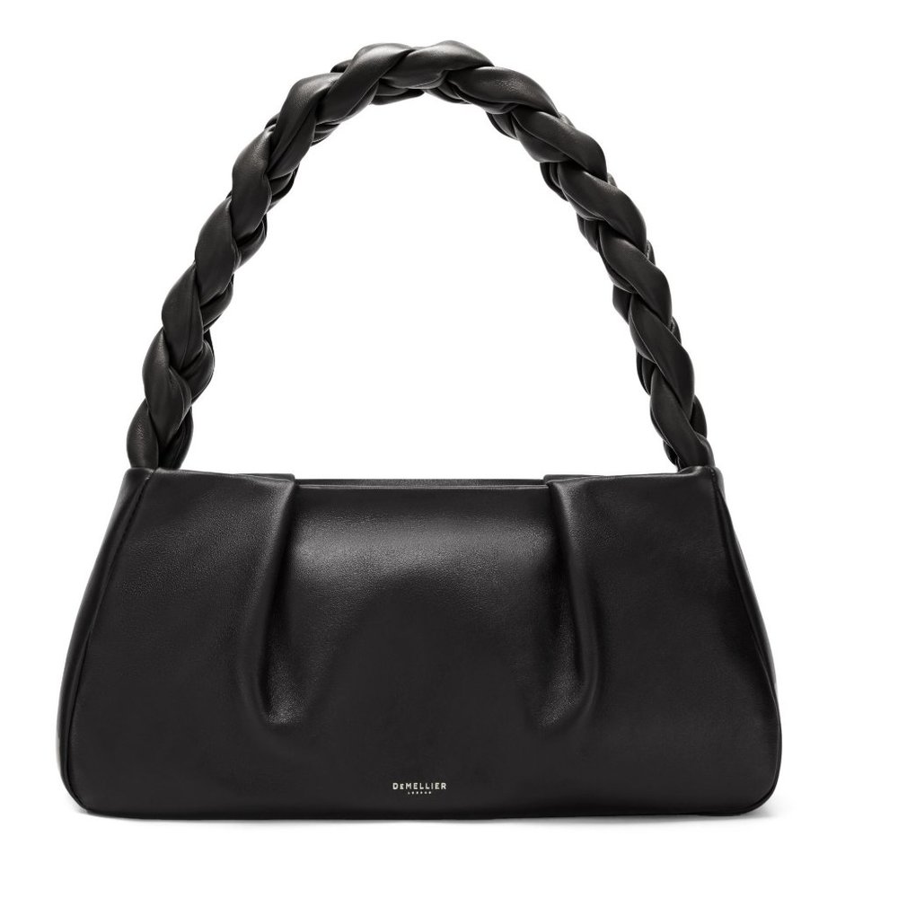 DeMellier Genova Leather Braided Shoulder Bag
